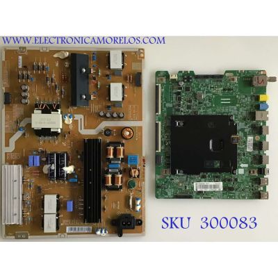 KIT DE TARJETAS PARA TV SAMSUNG / MAIN BN94-10802A / BN41-02528A / FUENTE BN44-00808D / L65S6N_FSM / PANEL CY-GK060HGSV2H / DISPLAY LQ601R3HB2K / BN96-39208A / MODELO UN60KU6300FXZA EA01